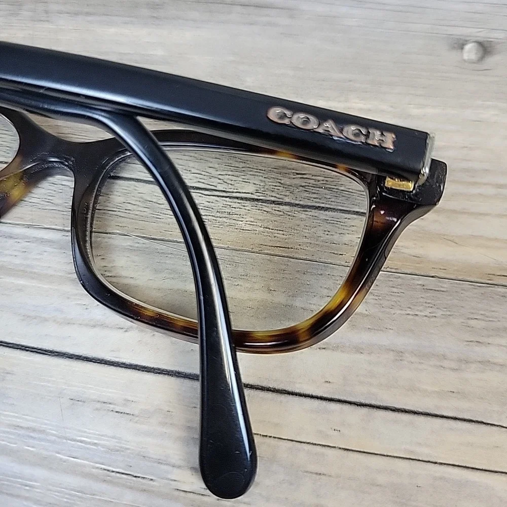 Coach HC 6174‎ 5120 Dark Tortoise Eyeglass Frames Full Rim 50-17 140mm